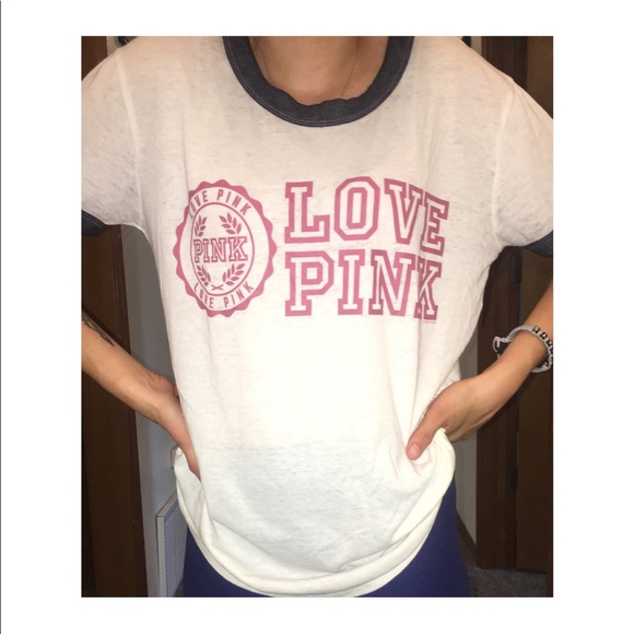 PINK Victoria's Secret Tops - 🌞Victoria’s Secret pink shirt😍 3/$25